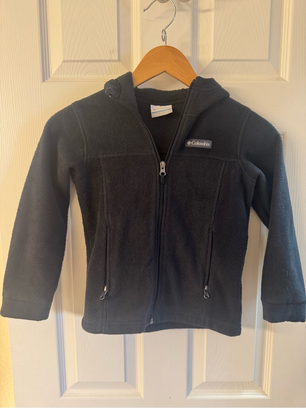 Columbia Dark Gray Fleece Jacket with Hood